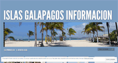 Desktop Screenshot of islasgalapagosinformacion.com